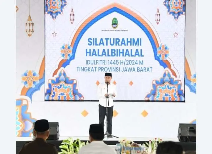 Sekertaris Daerah Kabupaten Bogor Hadiri Halal Bihalal Tingkat Propinsi Jawa Barat 