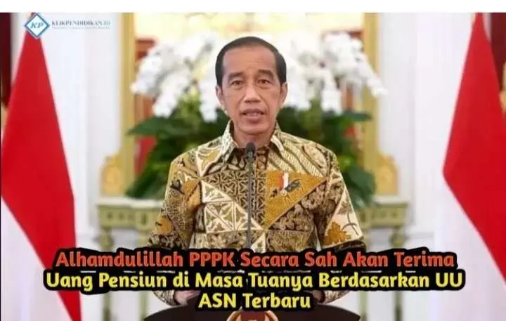 Fix No Debat, PPPK Resmi Dapat Uang Pensiun Seperti PNS