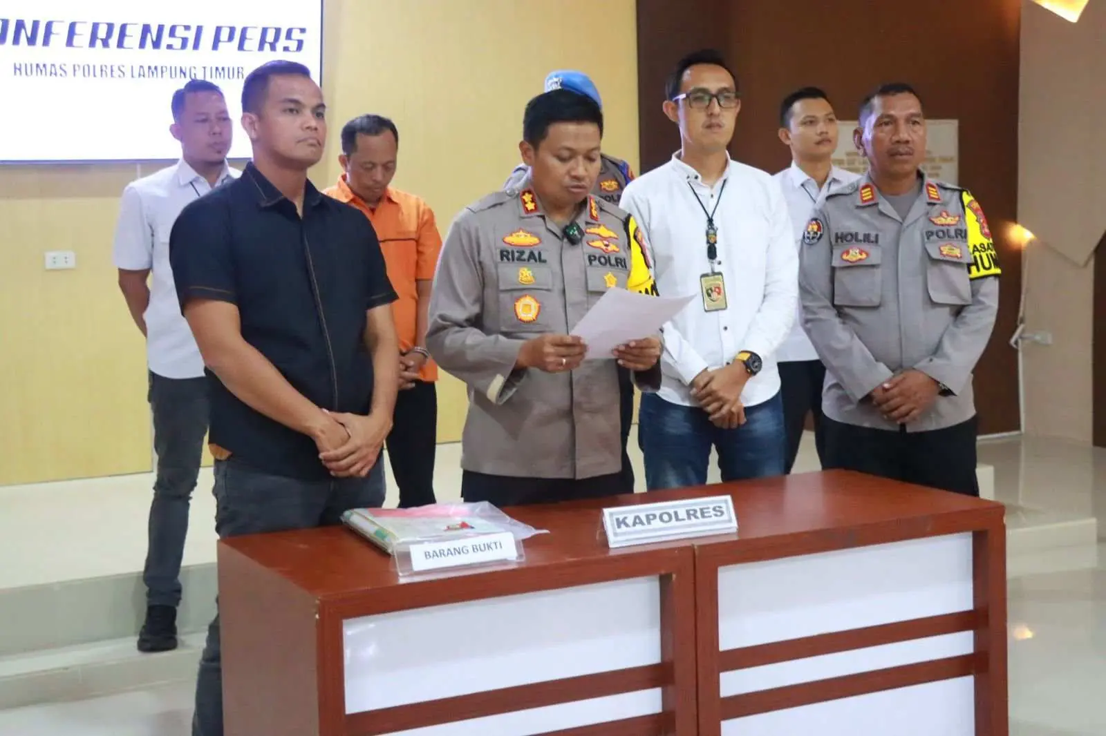 Terlibat Korupsi Kepala Desa Marga Batin Ditangkap Polisi Terpaksa Lebaran Dibui