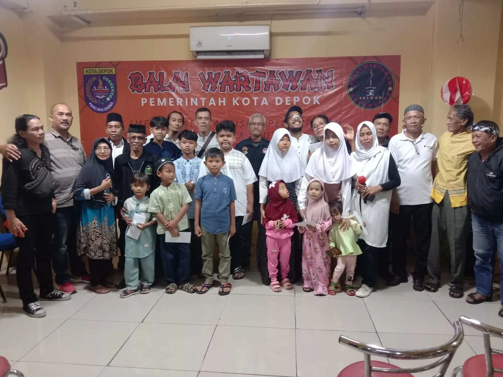 Lintas Organisasi Media di Depok Gelar Bukber Dan Santunan Anak Yatim