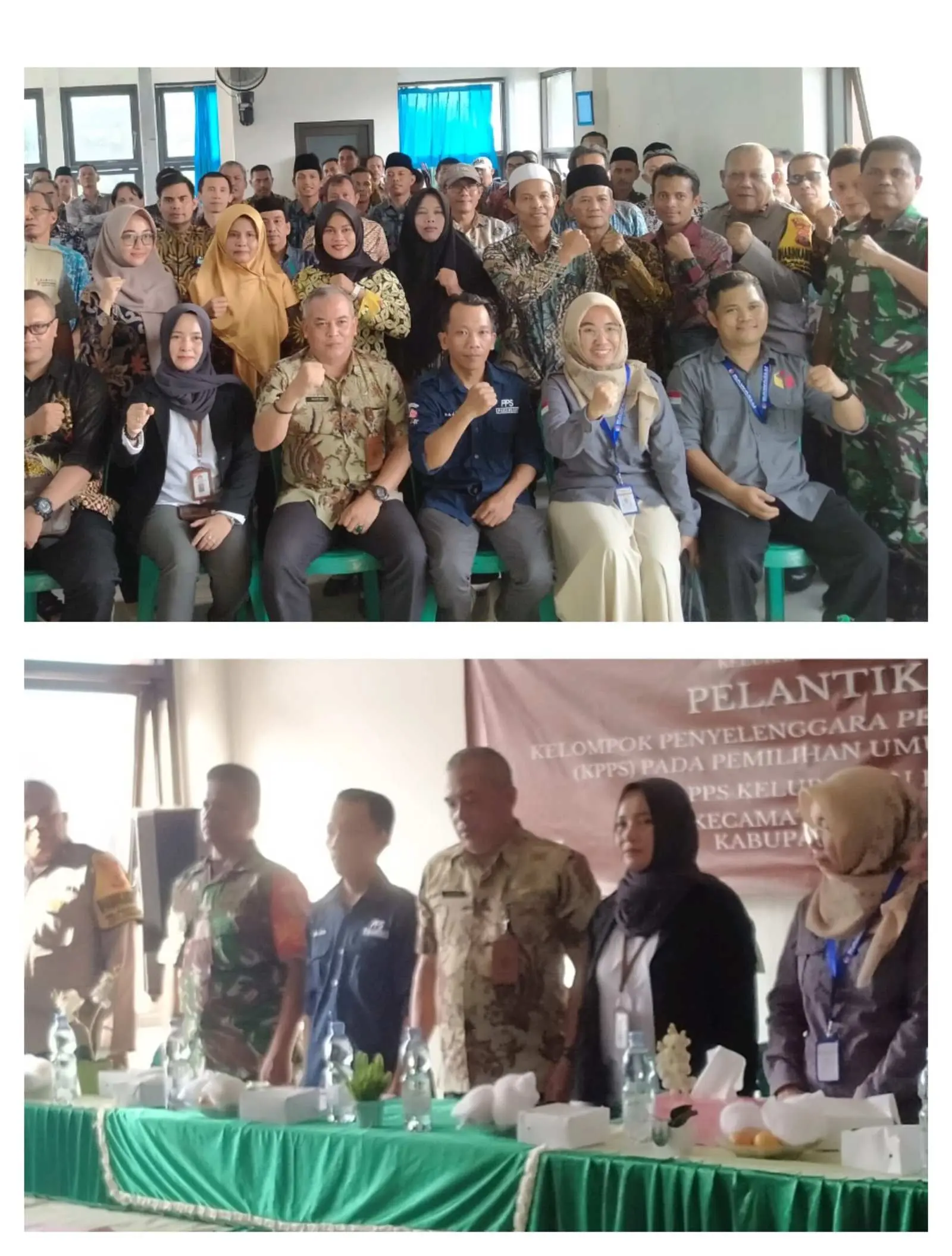 Pelantikan KPPS Kelurahan Pakansari Pemilu Tahun 2024