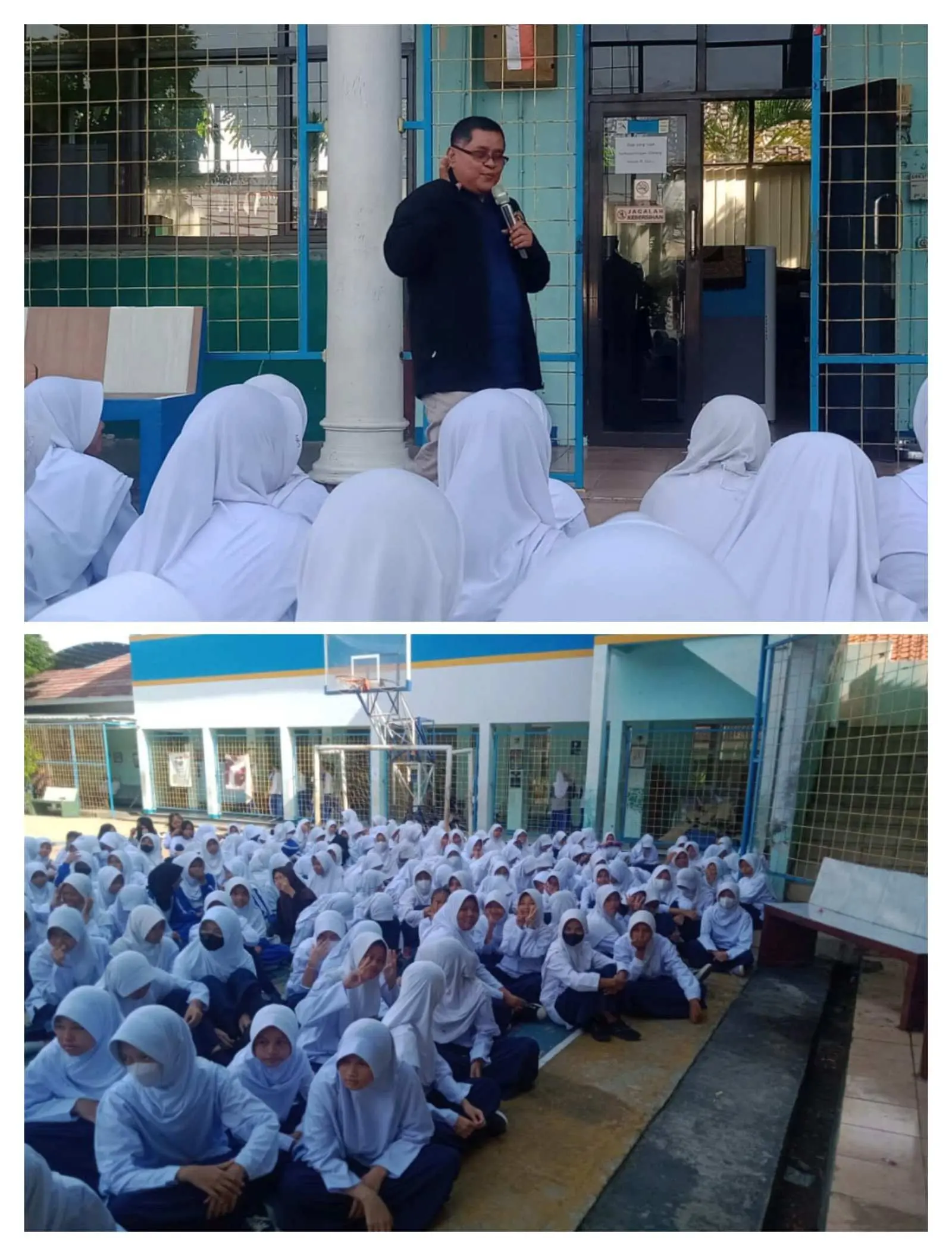 Ketua PWI Kabupaten Bogor Ajak Siswa-siswi SMP Negeri 2 Cibinong Bijak Bermedsos