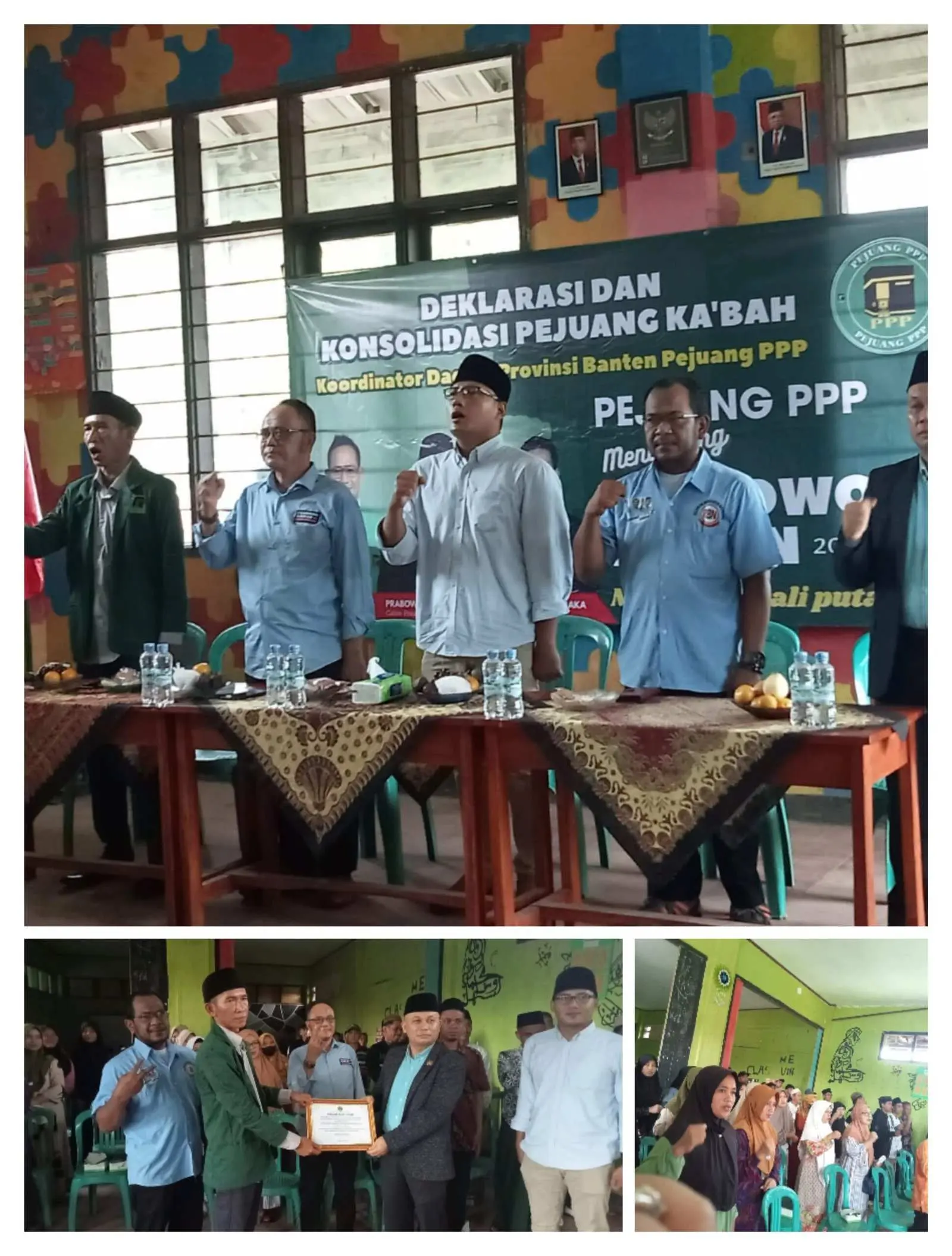 Konsolidasi Pejuang PPP Ka’bah Banten Deklarasi Prabowo Gibran