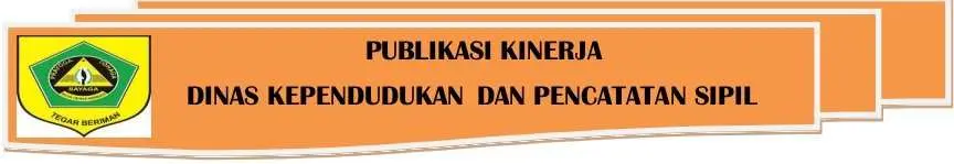 Publikasi Kinerja Dinas Kependudukan dan Catatan Sipil Kabupaten Bogor