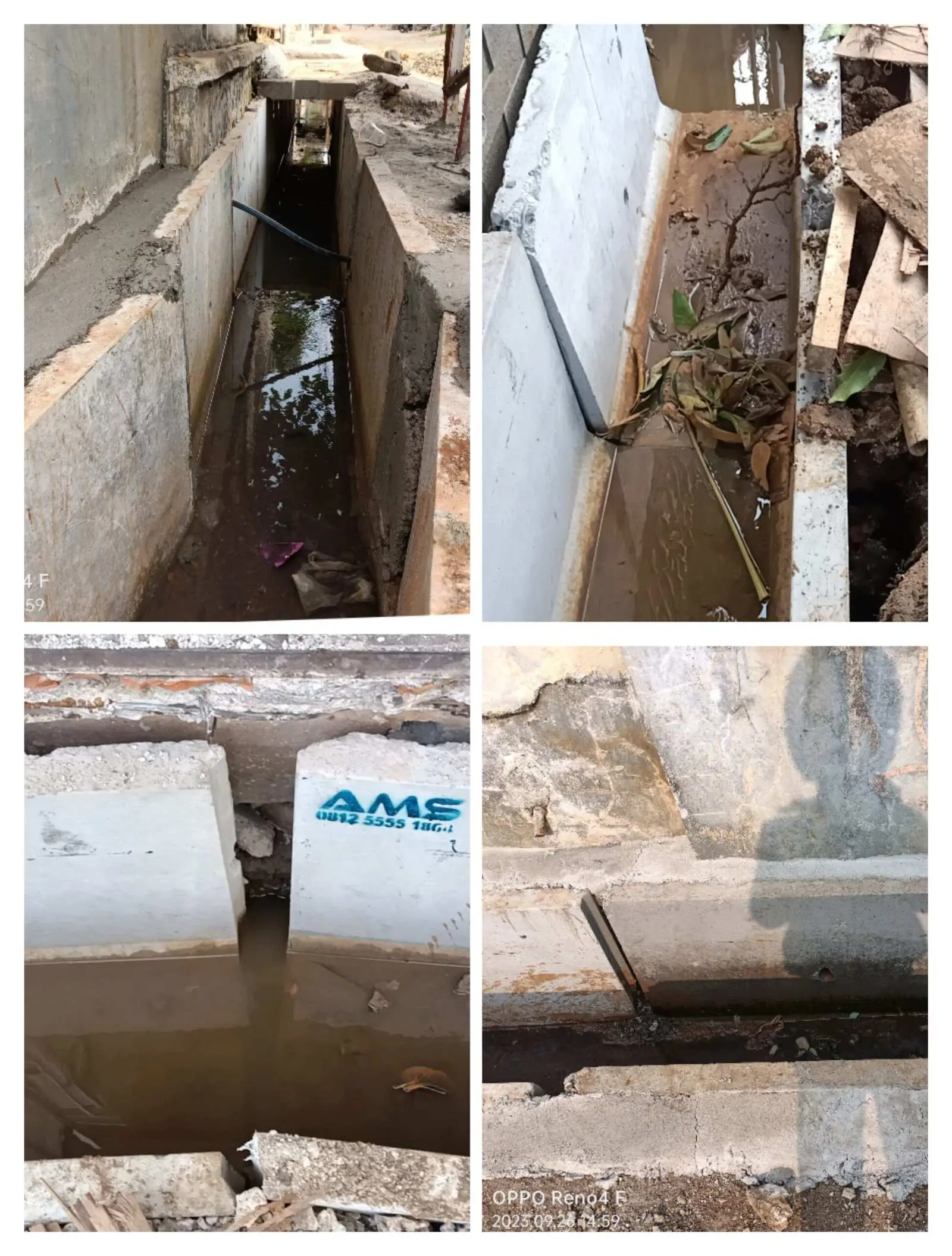 Pekerjaan Drainase Oleh CV Jaya Fatih di Kelurahan Pabuaran Diduga Dikerjakan Asal