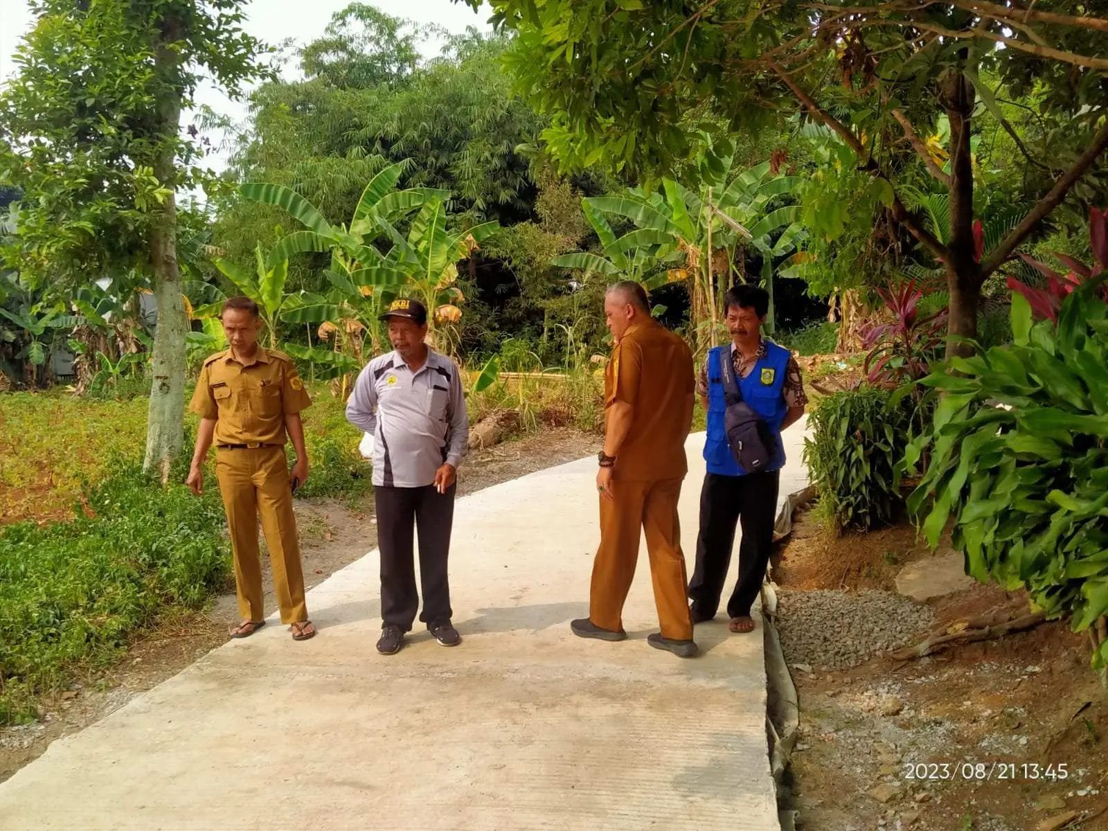 Dakel Tahap 2 Kelurahan Pakansari Rampung Dikerjakan. Lurah Masturo: Semoga Bermanfaat 