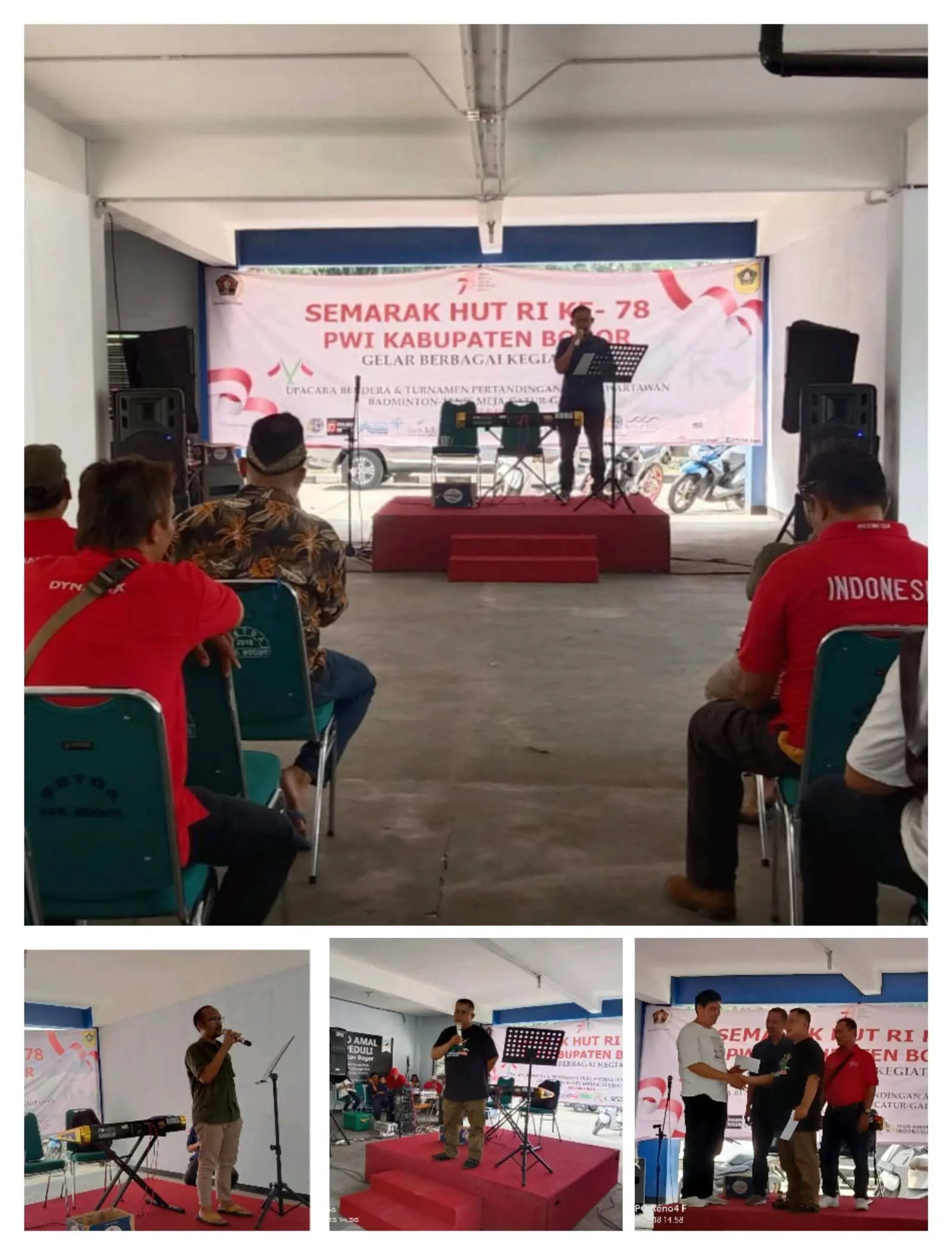 Puncak Peringatan HUT Kemerdekaan RI Ke-78 PWI Kabupaten Bogor Berharap Anggotanya Lebih Kompak