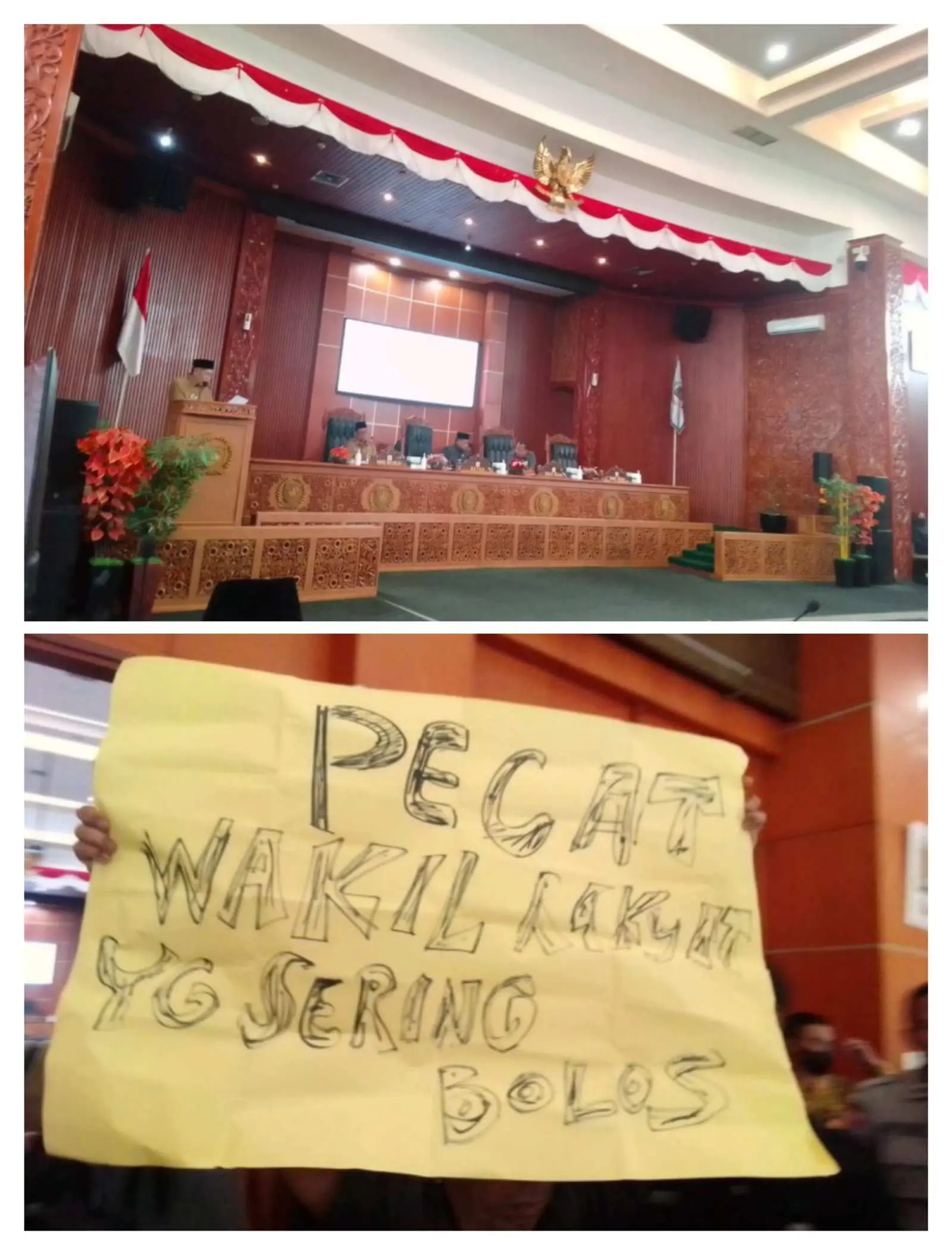 Sidang Paripurna Pertama DPRD Depok Diwarnai Kericuhan