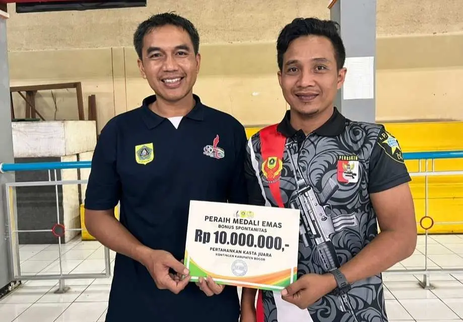 Dua Penembak Kabupaten Bogor Raih Emas di Porprov XIV Jabar
