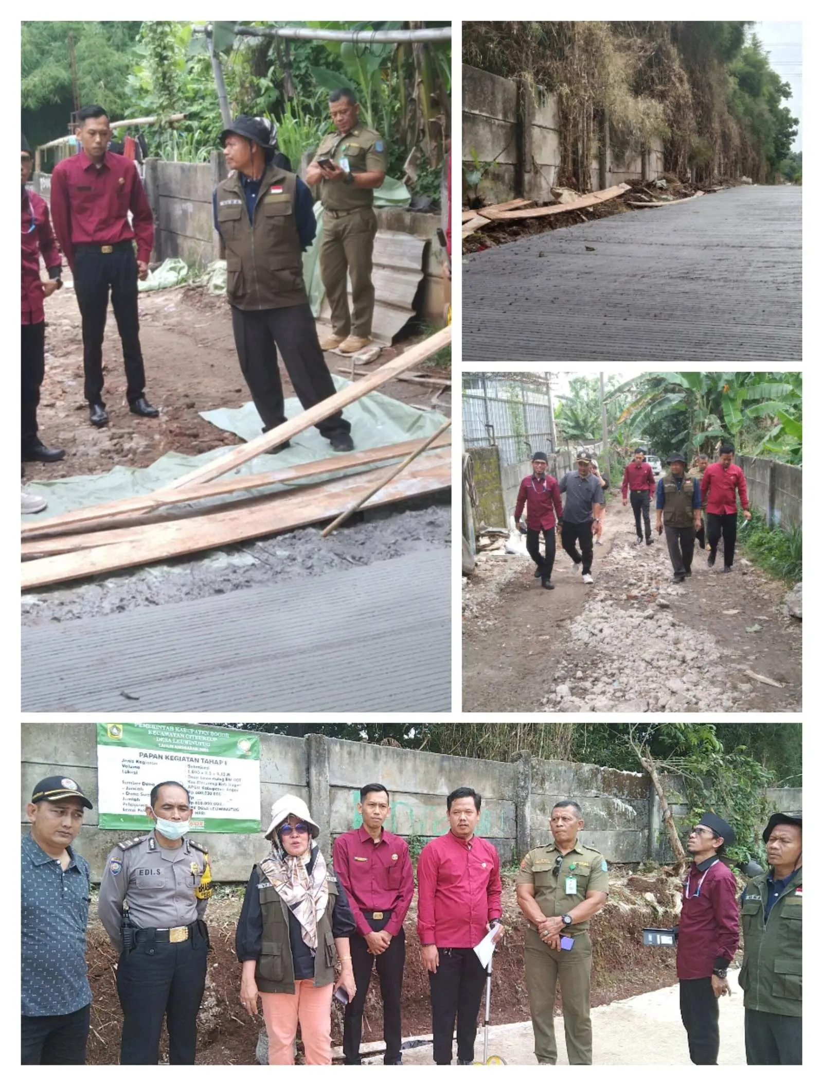 Berkat Samisade Pemdes Leuwinutug Bangun Jalan Desa Sepanjang 1 Km Lebih