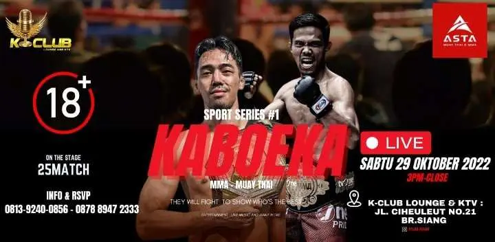 Kaboeke Sport Series’ Bakal Gelar MMA Friendly Match, Ini Jadwalnya