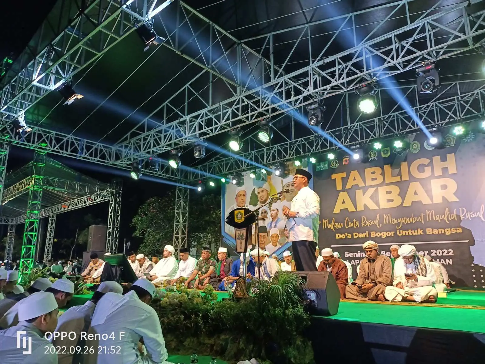 Ribuan Warga Bogor Tumpah di Acara Tabligh Akbar Forkompimda