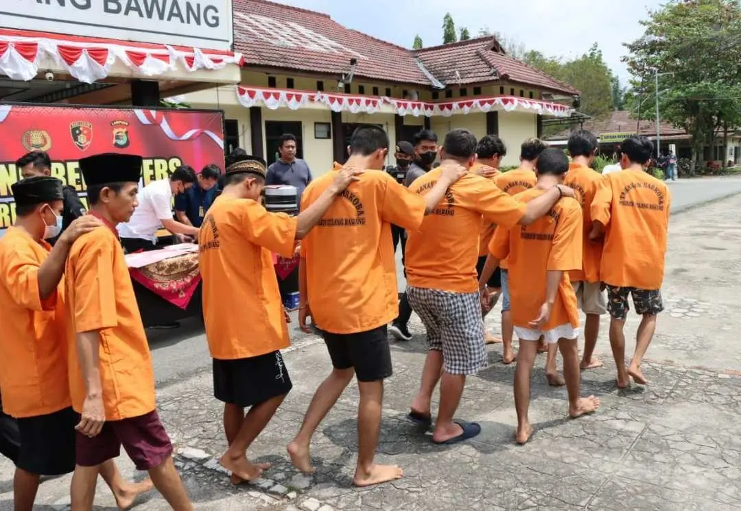 Satresnarkoba Polres Tulang Bawang 27 Kasus Narkoba