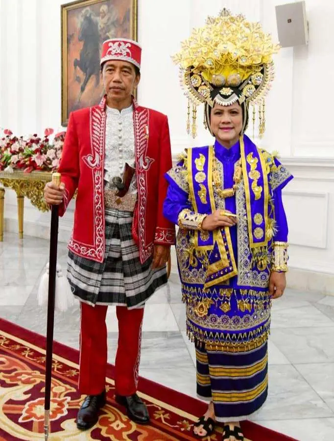 Presiden Jokowi Kenakan Baju Adat Buton di Upacara HUT RI Ke-77