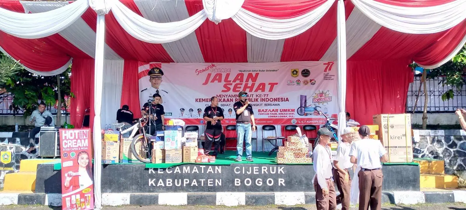 Ribuan Warga Cijeruk Meriahkan Gebyar Hut RI Ke 77 Tingkat Kecamatan