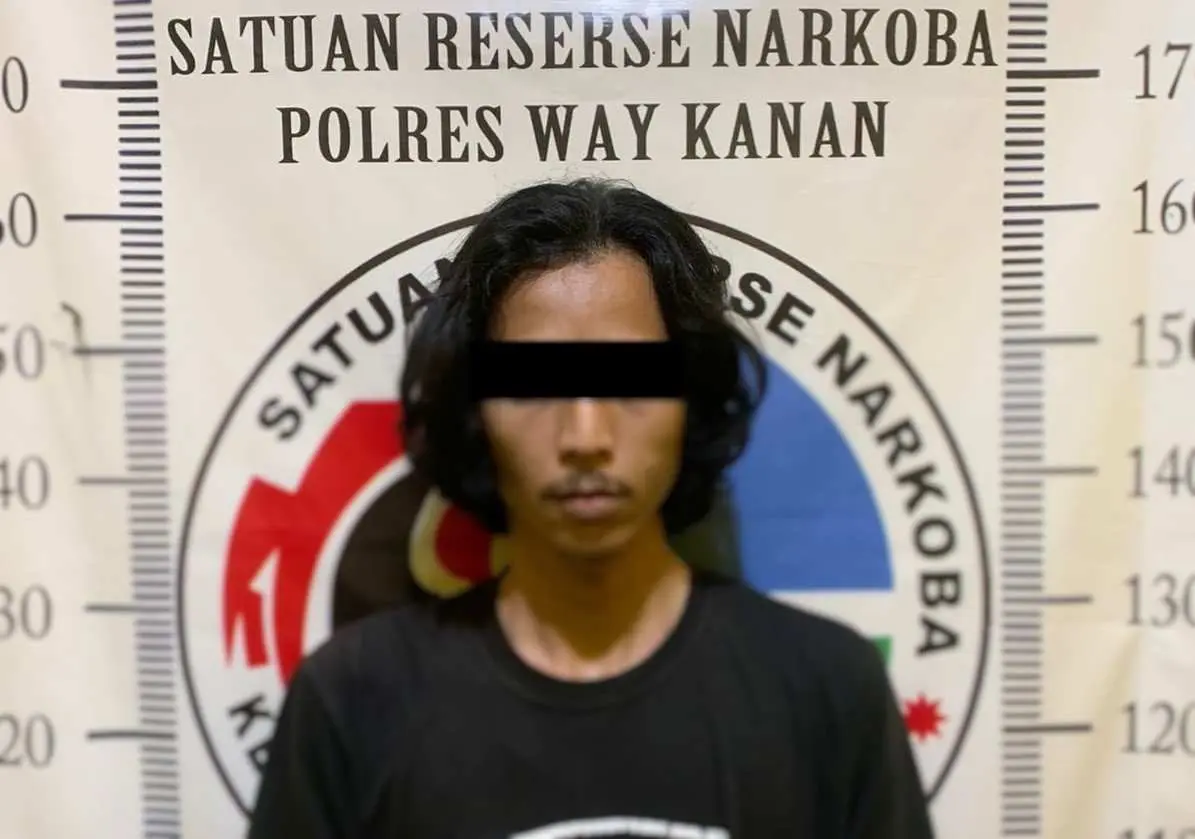 Diduga Edarkan Sabu Pemuda di Way Kanan Diamankan Polisi