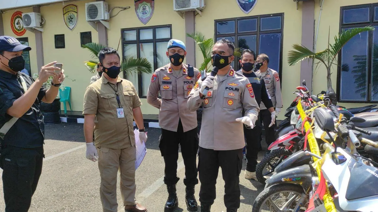 Gelar Operasi Pekat Polres Pesawaran Amankan 10 Tersangka