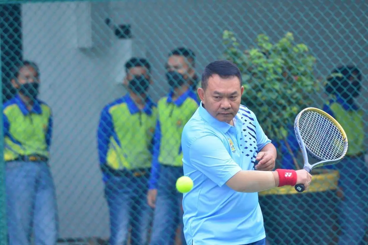 Jenderal Dudung Abdurrahman Resmi Buka Turnamen Tenis Lapangan KASAD Cup 2022