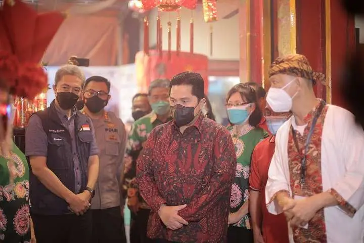 Menteri BUMN Erick Thohir Hadiri Perayaan Cap Go Meh di Kota Bogor