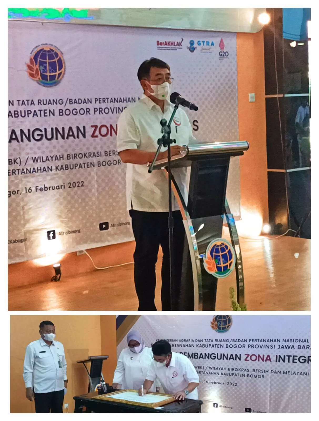 ATR/BPN Kabupaten Bogor Canangkan Zona Integritas, Ini Tujuannya