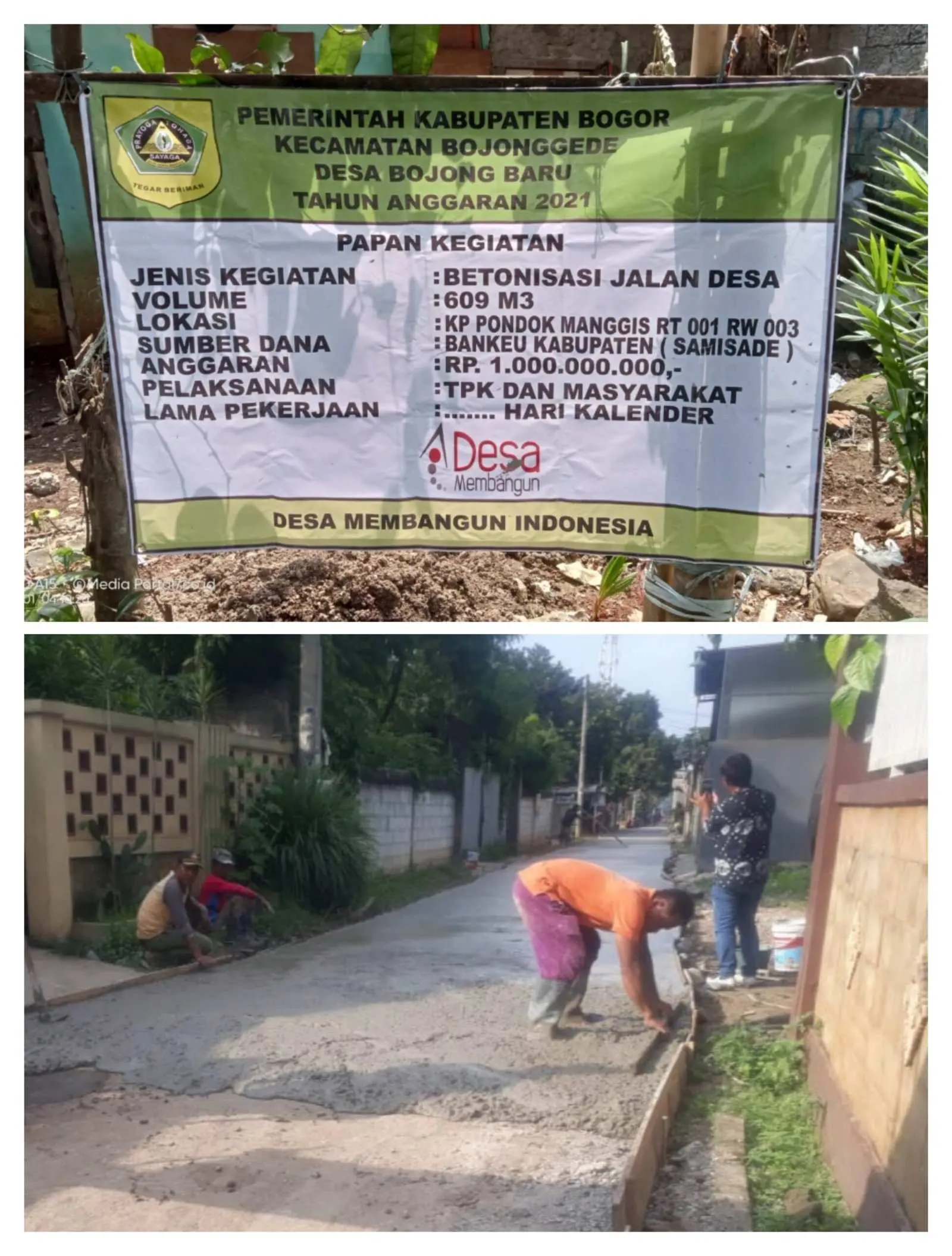 Realisasi Samisade Nyebrang Tahun, Ini Alasan Kasie Ekbang Kecamatan Bojonggede