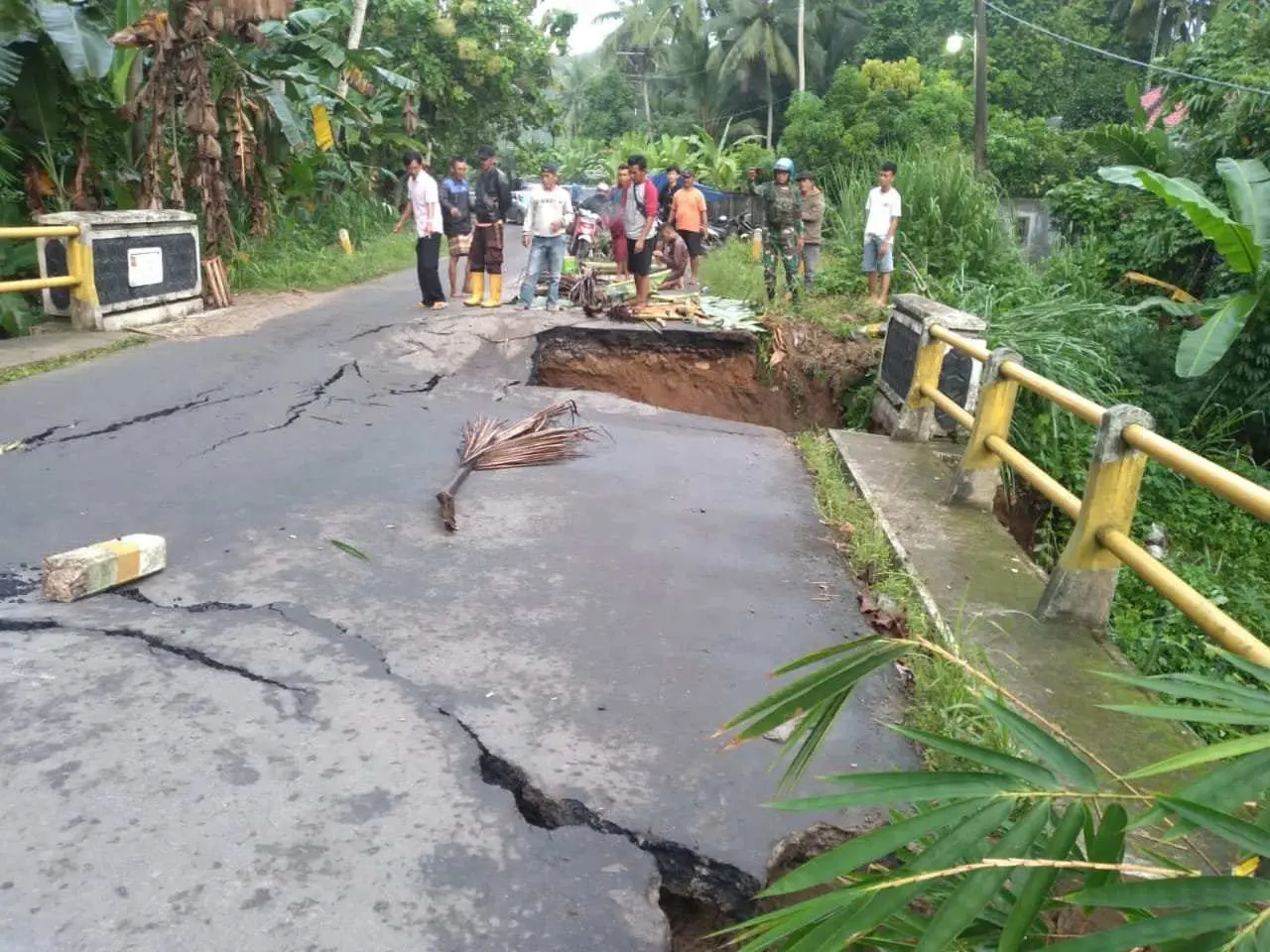 Akses Jalan Way Ratai – Bandar Lampung Terputus, Ini Penyebabnya