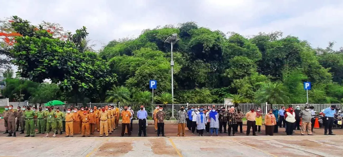 Jelang Nataru 2021 Kecamatan Citeureup Gelar Apel Kesiapsiagaan