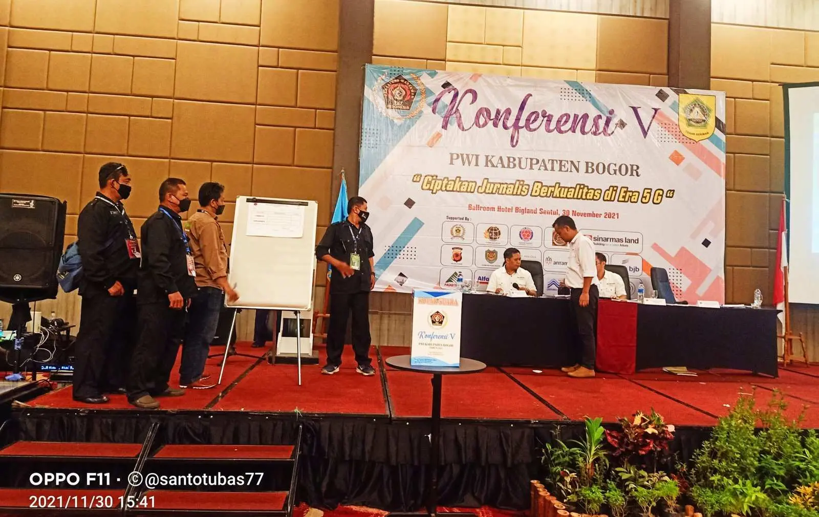 Konferensi PWI, H.Subagiyo Resmi Nahkodai PWI Kabupaten Bogor Untuk Kedua kalinya