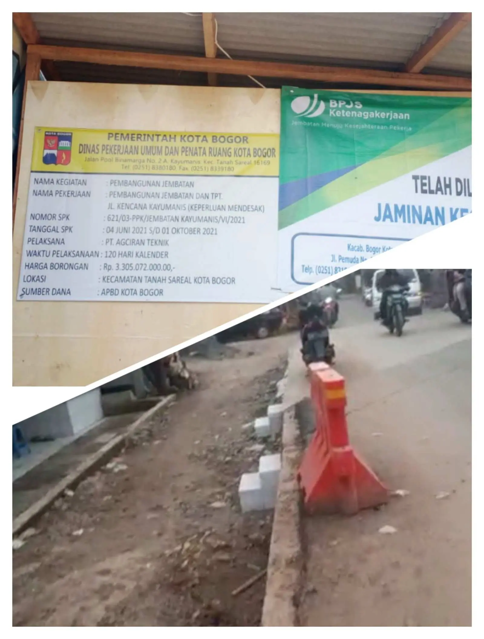 Proyek Miliaran Rupiah Dinas PUPR Kota Bogor Molor, LPKP : Tamparan Keras Buat Bima Arya