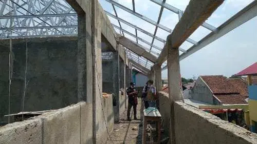 Proyek Pembangunan RKB SDN 04 Bojonggede Diduga Gunakan Material Abal-Abal