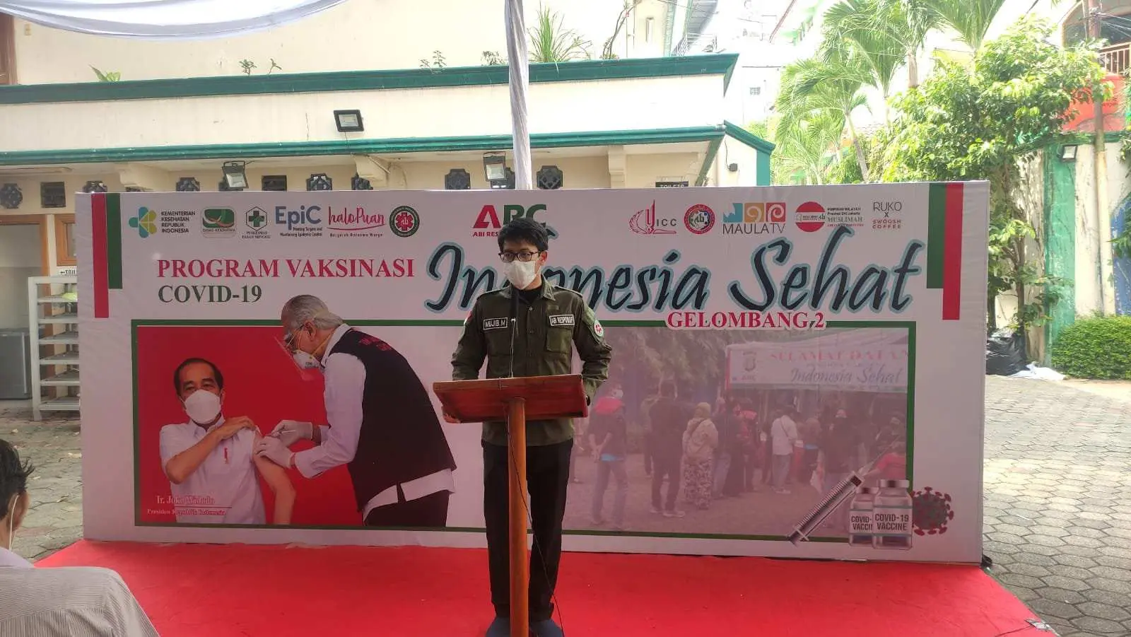 Satgas ARC Bersama Sudinkes Jaksel Gelar Vaksinasi Gelombang Dua