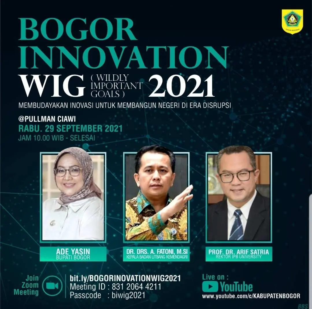 Ade Yasin: Dengan WIG 2021 Tingkatkan Inovasi di Segala Bidang