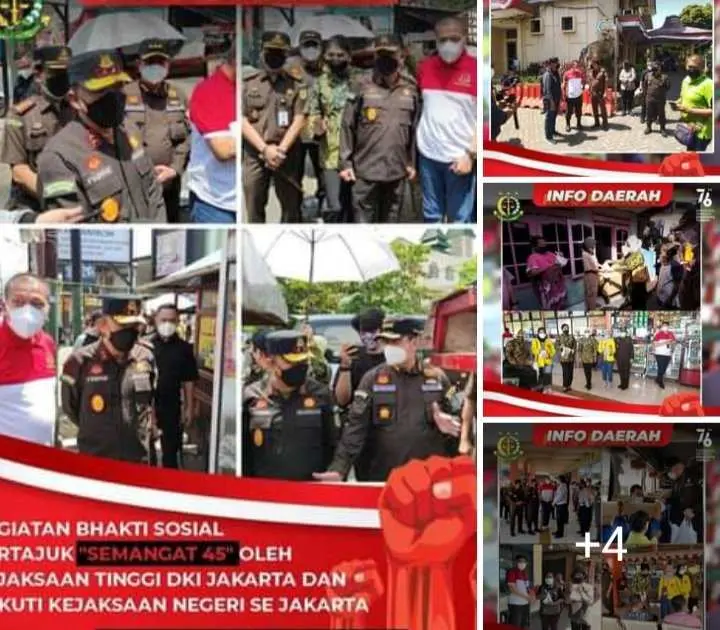 Peringati HUT Kemerdekaan RI Ke-76 Kajati DKI Jakarta Gelar Bhakti Sosial