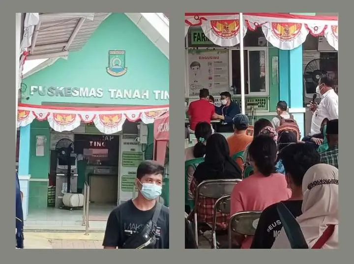 Pantau Langsung Kegiatan Vaksinasi, Ini Kata Boy Lurah Tanah Tinggi