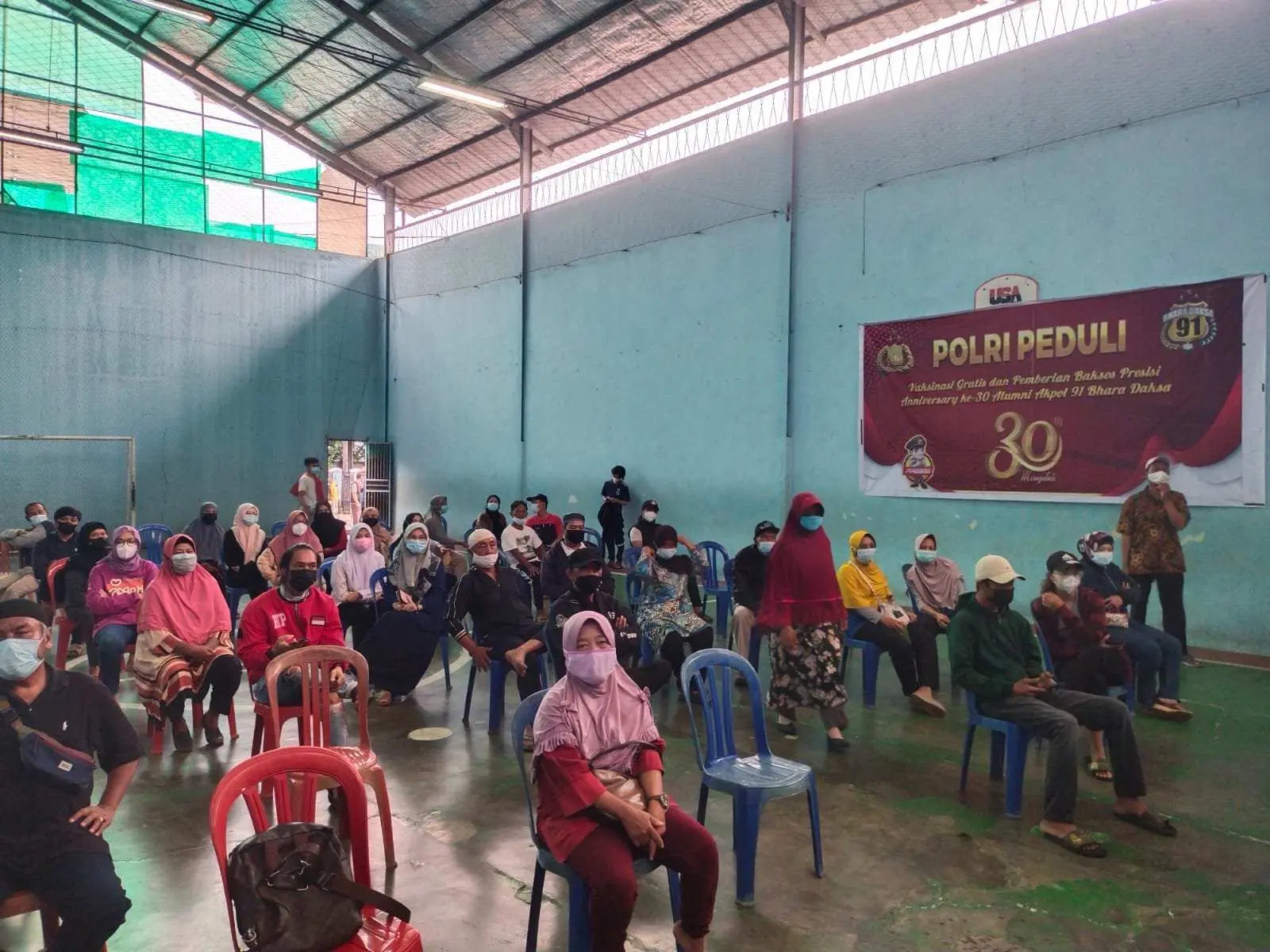 Kapolres Metro Depok Himbau Panitia Vaksin Untuk Mengutamakan Lansia