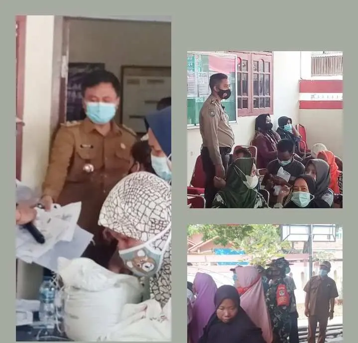 Warga Bojong Renged Yang Sudah di Vaksin Dapat Bantuan Beras Dari Pemerintah