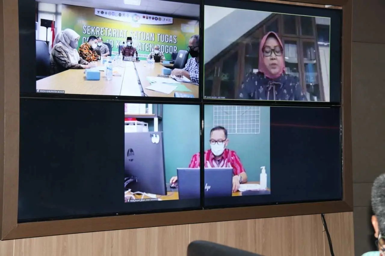 Rapat dengan TPAD dan Para Kepala Dinas, Ini Instruksi Bupati Bogor