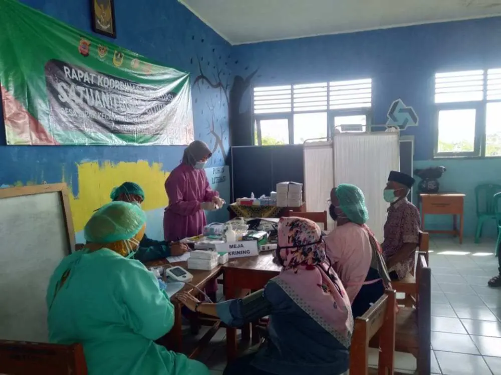 150 Orang Warga Desa Sipak Ikuti Kegiatan Vaksinasi