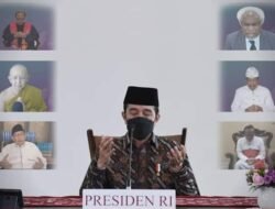 Presiden Jokowi Hadiri Acara Do’a Bersama Lintas Agama Bertajuk “Pray From Home”.