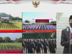 Presiden Jokowi Lantik 700 CAPAJA TNI Dan Polri