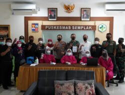 Danrem 061/SK Hadiri Vaksinasi Booster di Puskesmas Semplak Kota Bogor