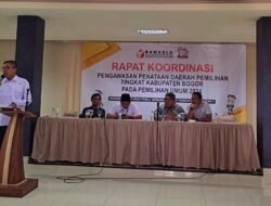 Wacana Perubahan Dapil, Bawaslu Kabupaten Bogor Gelar Rapat Koordinasi