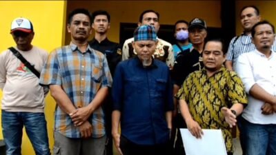 Guna Klarifikasi Lahan PTPN 7 Way Berulu Warga Taman Sari Datangi Polres Pesawaran 