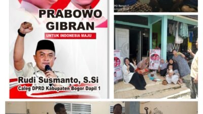 BARUTO Sosialisasikan Capres Prabowo Gibran Secara Door To Door