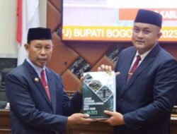 Rapat Paripurna  DPRD Kabupaten Bogor Penyampaian  LKPj Bupati  Tahun  Anggaran  2023