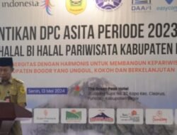 Hadiri Pelantikan Pengurus ASITA Ini Ajakan Asmawa Tosepu Untuk Pelaku Pariwisata 