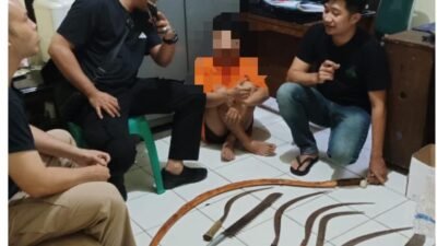 Sebelas Orang Remaja Diduga Kelompok Gangster Motor Diamankan Polisi 