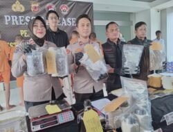 Polres Bogor Ungkap Rumah Produksi Narkoba Jaringan Jabotabek, 8 Tersangka Diamankan