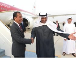 Presiden Jokowi Disambut Presiden MBZ  Zayed Abu Dhabi