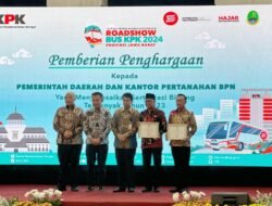 KPK Apresiasi BPN Dan Pemkot Depok Terima Piagam Penghargaan 